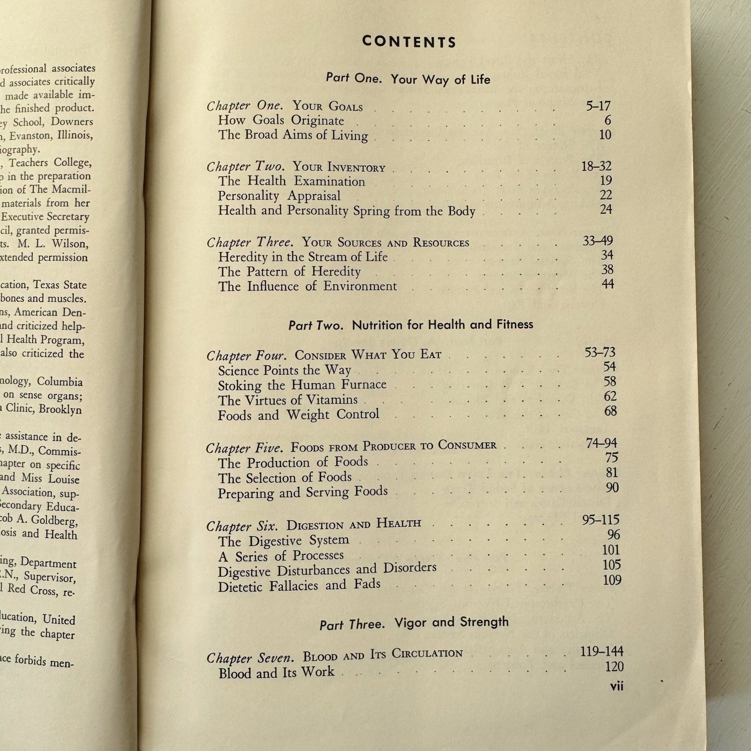 Life and Health, Mid Century 1945 Health Class High School Book - Pretty Old Books