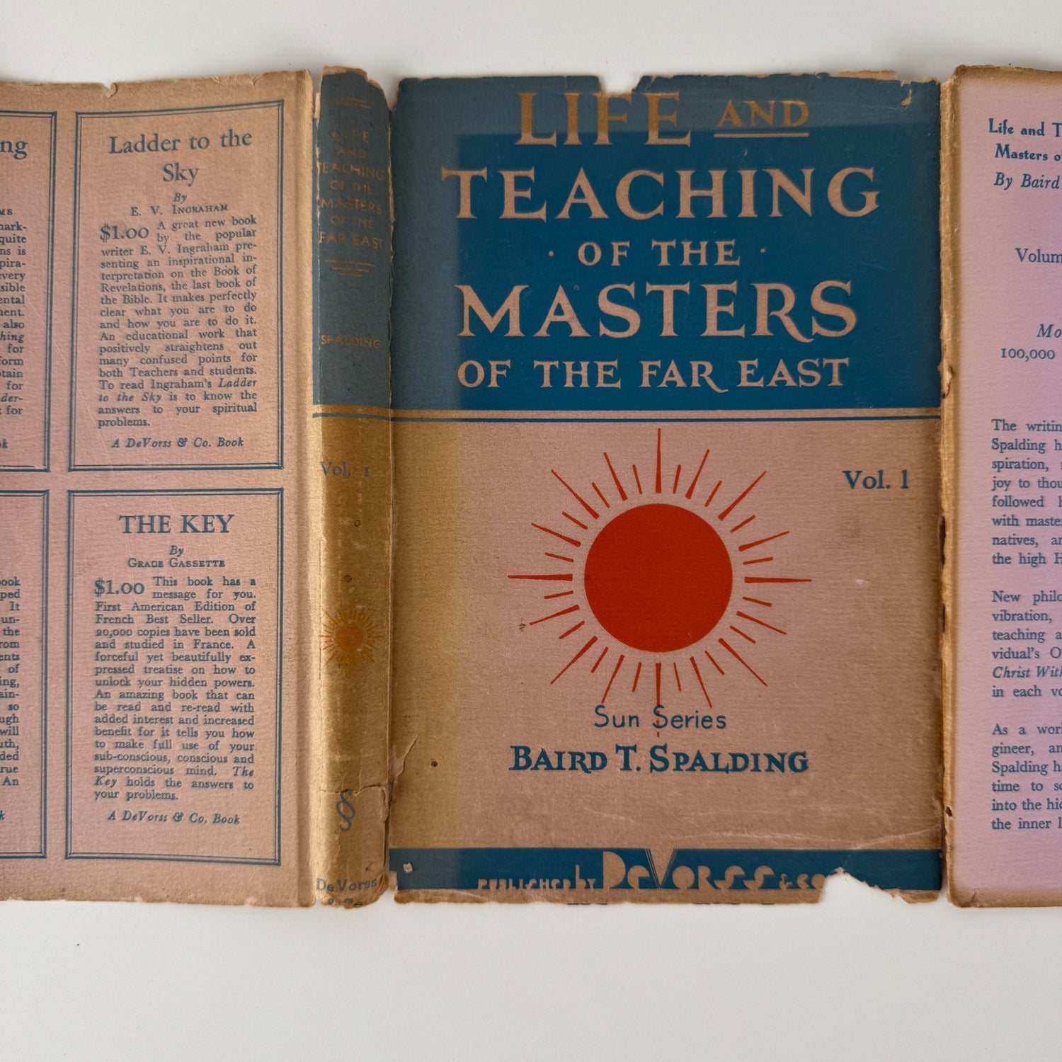 Life and Teaching of the Masters of the Far East, Baird T. Spalding, Sun Series Vol. 1, Vintage Metaphysics Spirituality