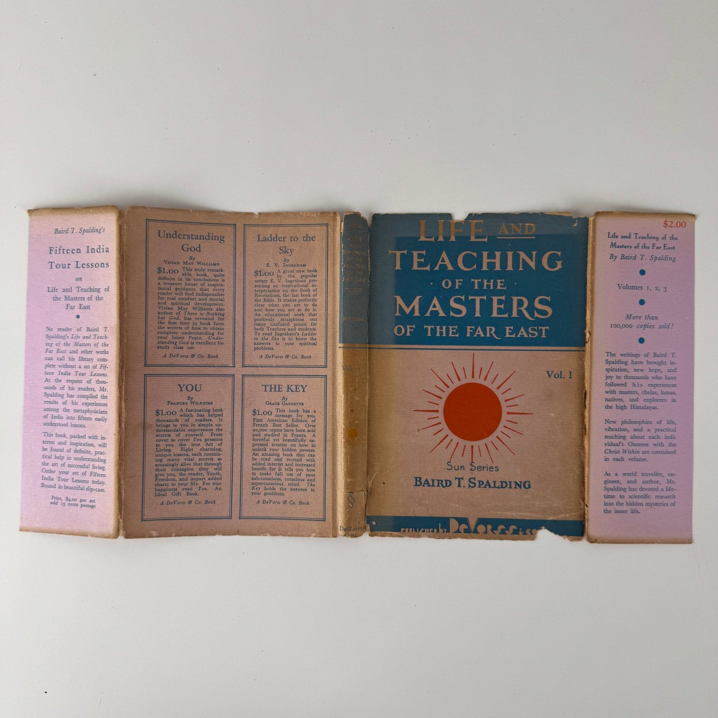 Life and Teaching of the Masters of the Far East, Baird T. Spalding, Sun Series Vol. 1, Vintage Metaphysics Spirituality