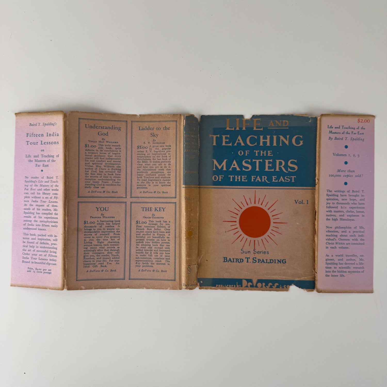 Life and Teaching of the Masters of the Far East, Baird T. Spalding, Sun Series Vol. 1, Vintage Metaphysics Spirituality