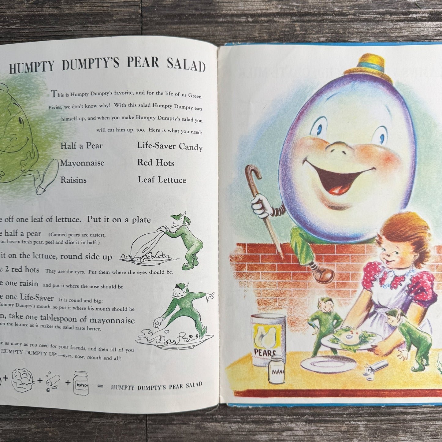 Little Mother’s Cook Book, 1952 - Pretty Old Books