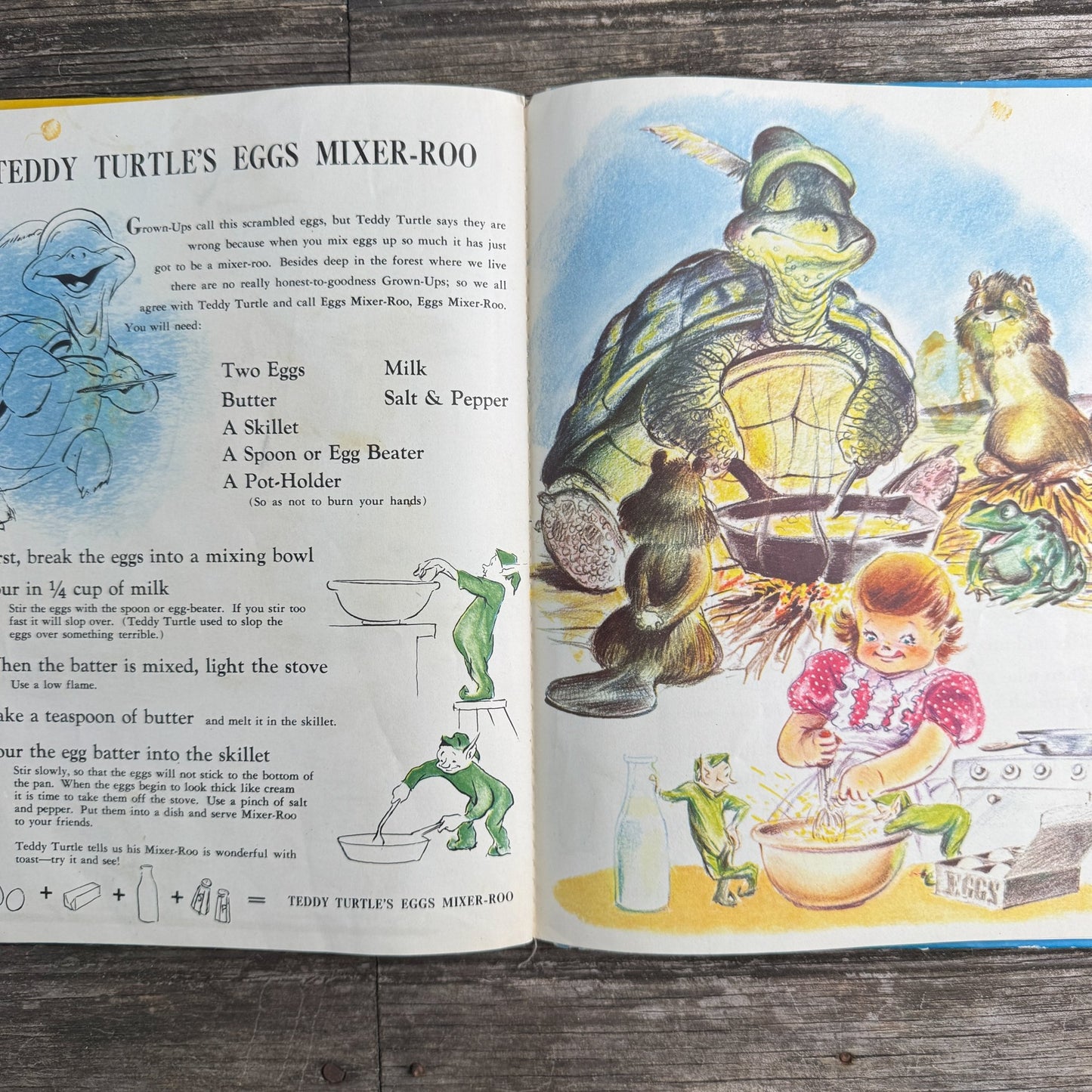 Little Mother’s Cook Book, 1952 - Pretty Old Books