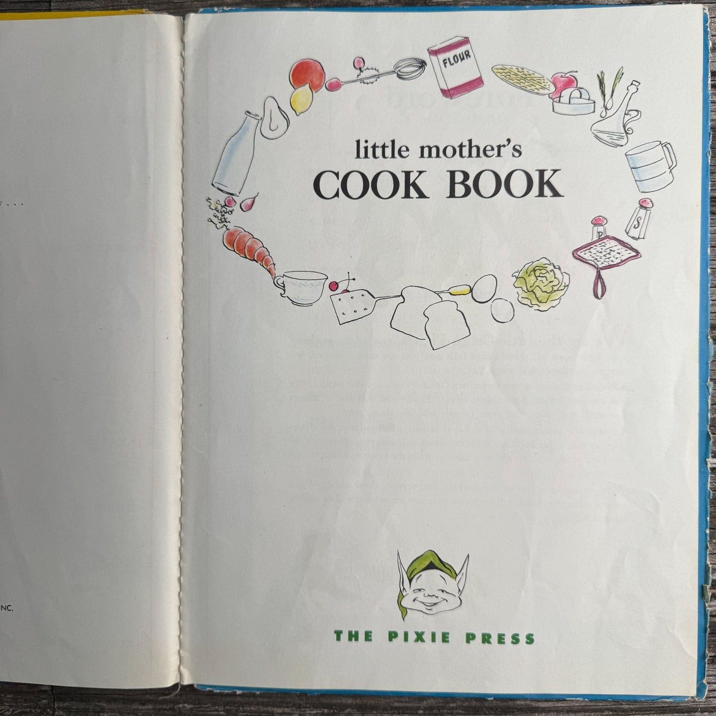 Little Mother’s Cook Book, 1952 - Pretty Old Books
