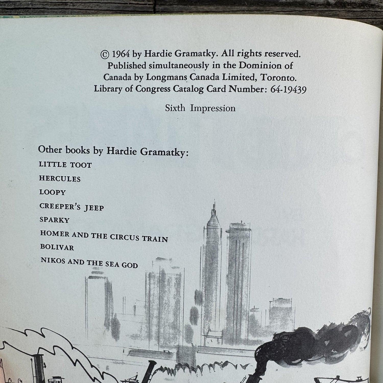 Little Toot on the Thames, Hardie Gramatky, 1964 - Pretty Old Books