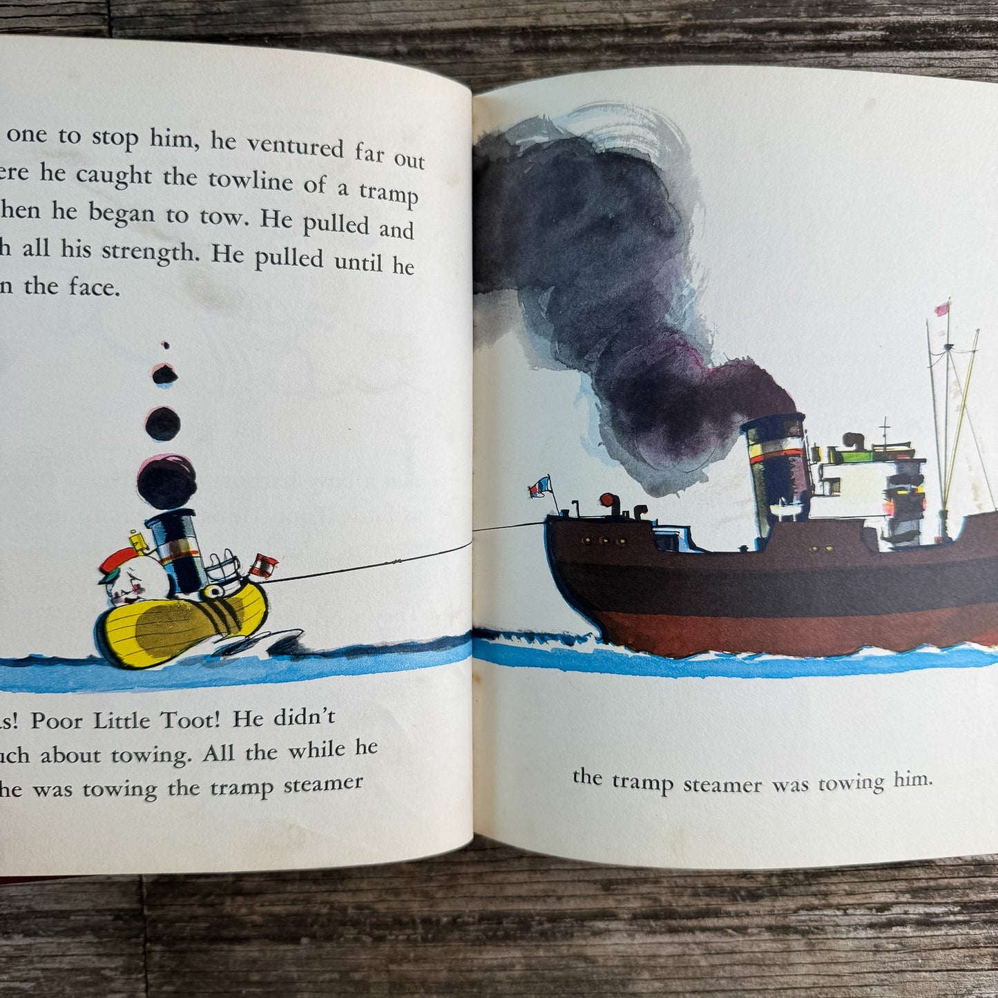Little Toot on the Thames, Hardie Gramatky, 1964 - Pretty Old Books