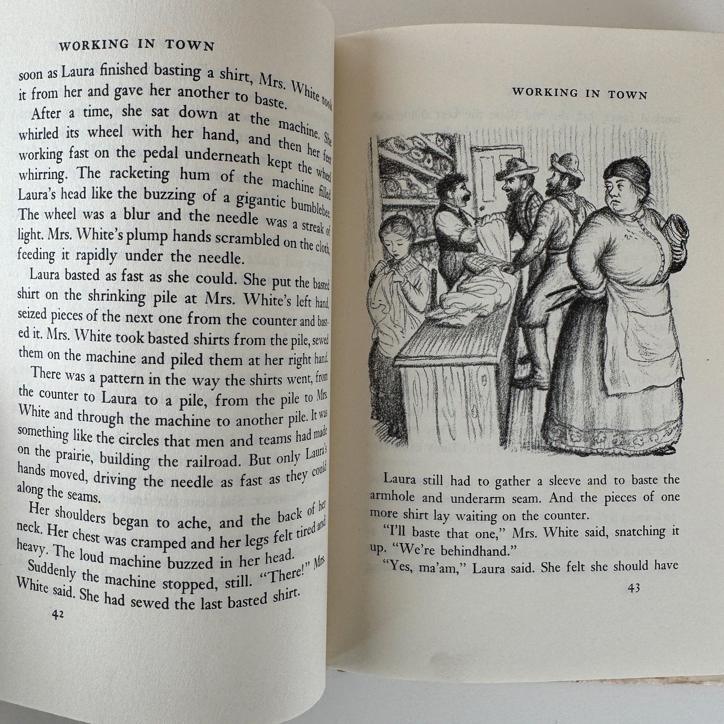 Little Town on the Prairie, Vintage Hardcover with Dust Jacket - Pretty Old Books