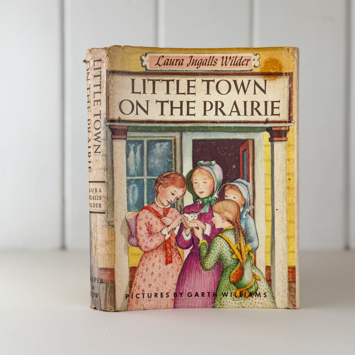 Little Town on the Prairie, Vintage Hardcover with Dust Jacket - Pretty Old Books