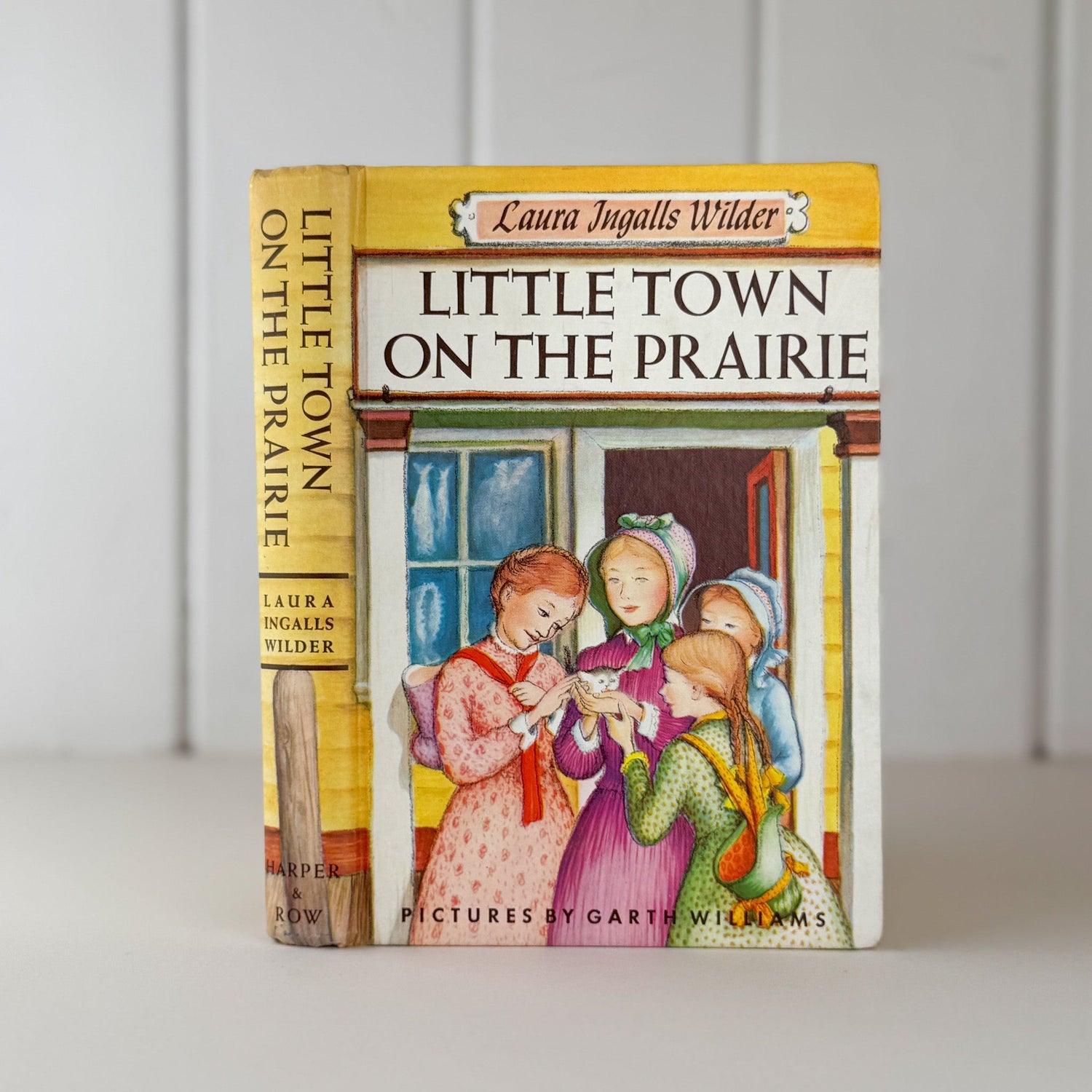 Little Town on the Prairie, Vintage Hardcover with Dust Jacket - Pretty Old Books