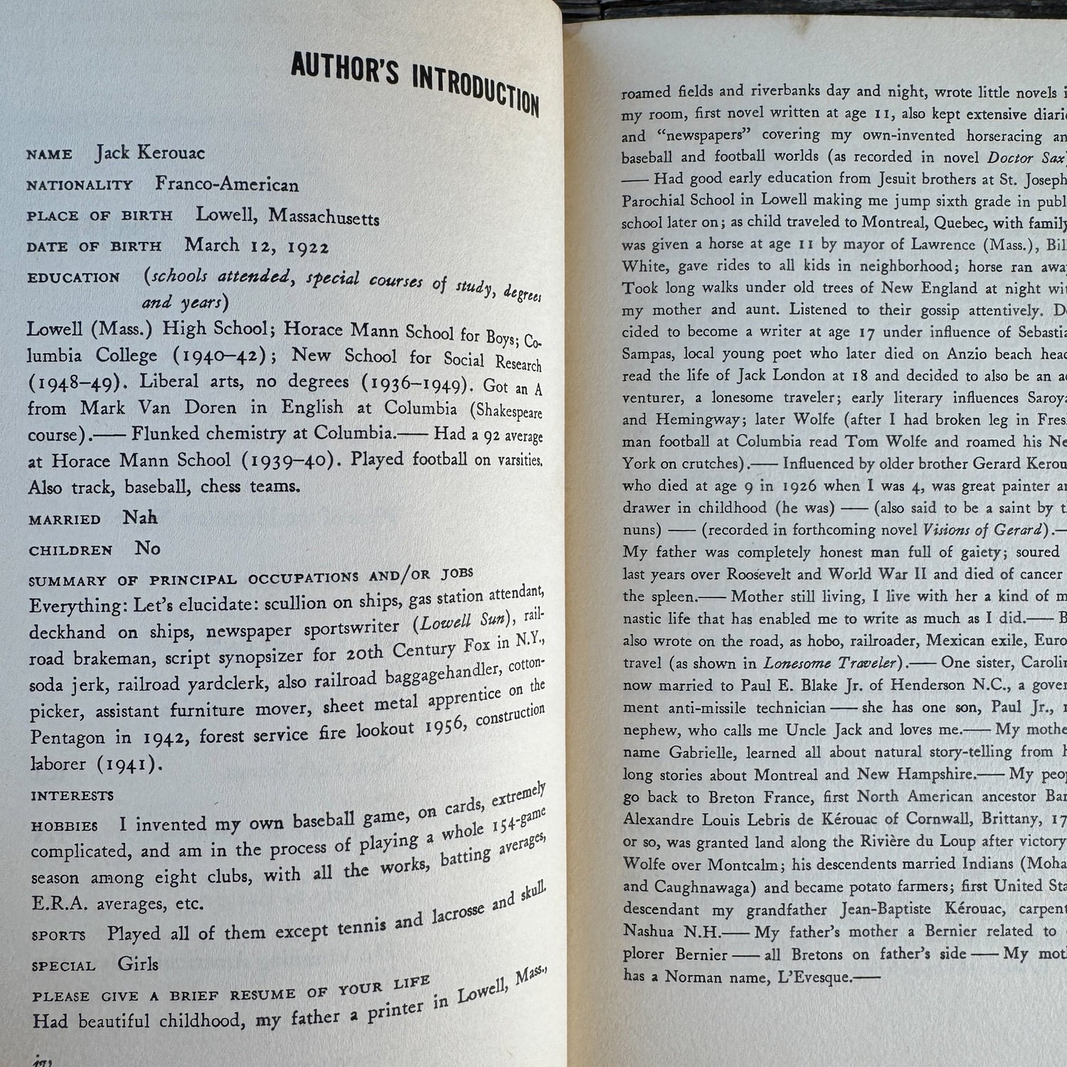 Lonesome Traveler, Jack Kerouac, First Edition, 1960 - Pretty Old Books