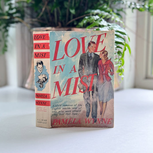 Love in a Mist, Pamela Wynne, 1932 Romance Hardcover - Pretty Old Books