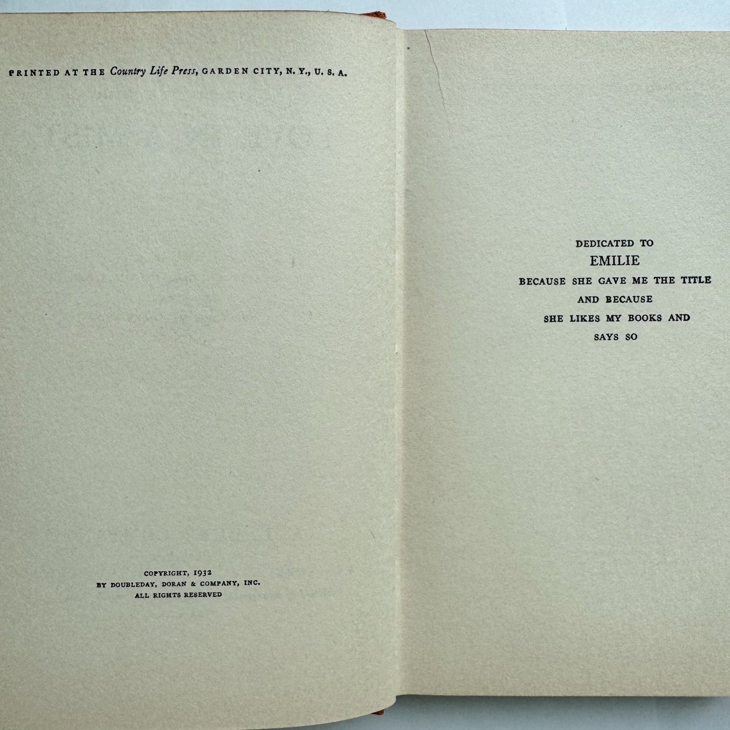 Love in a Mist, Pamela Wynne, 1932 Romance Hardcover - Pretty Old Books