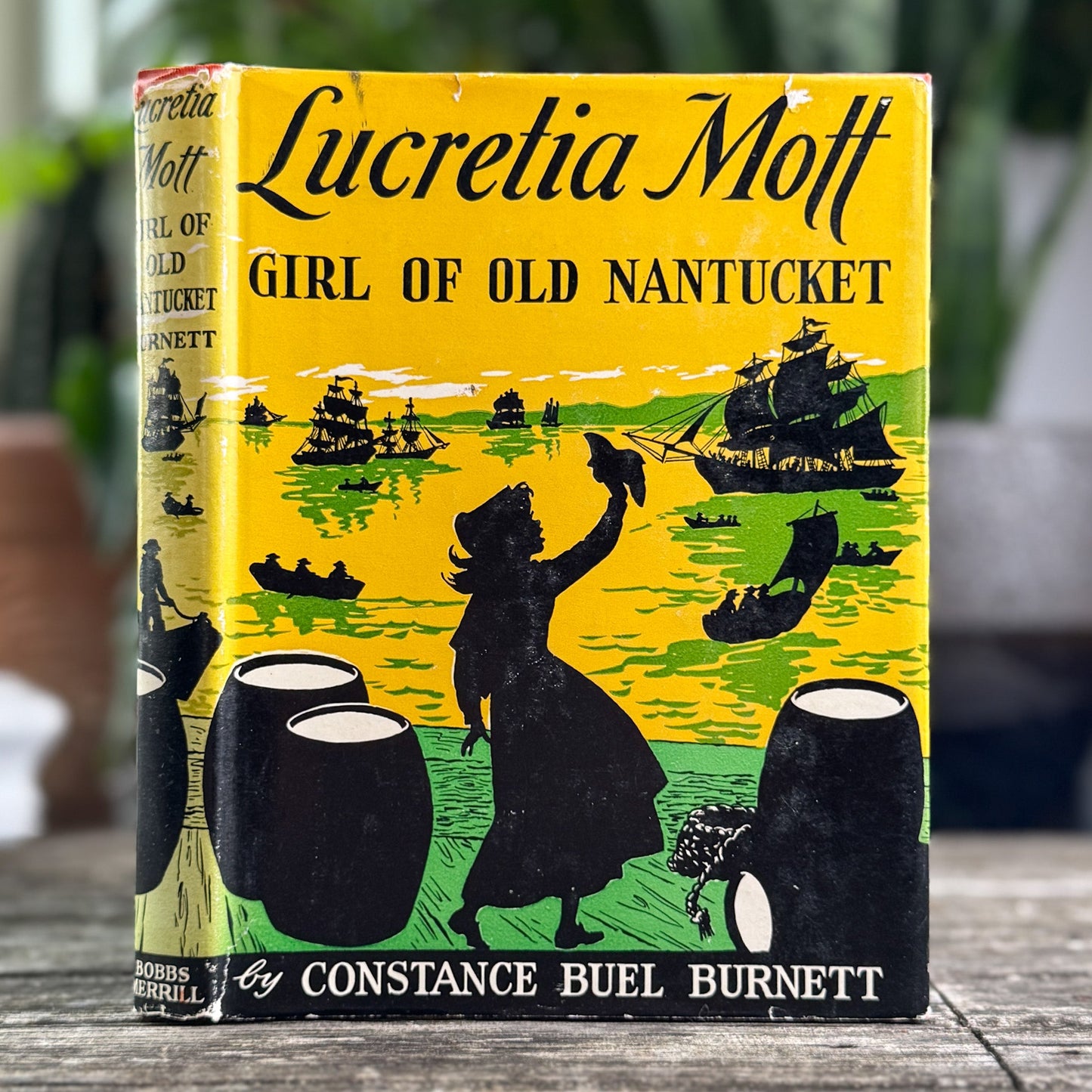 Lucretia Mott: Girl of Old Nantucket, Childhood of Famous Americans, 1951, Hardcover - Pretty Old Books