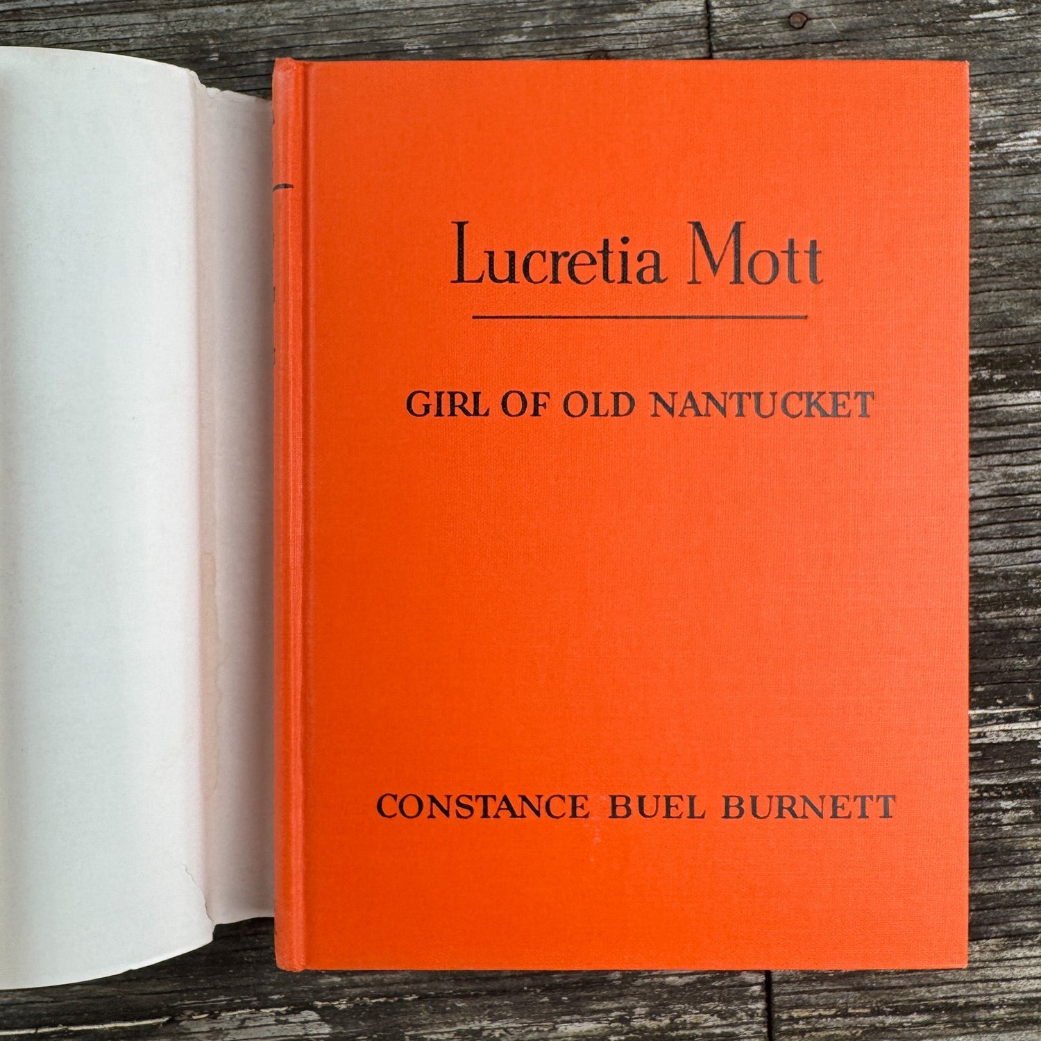 Lucretia Mott: Girl of Old Nantucket, Childhood of Famous Americans, 1951, Hardcover - Pretty Old Books
