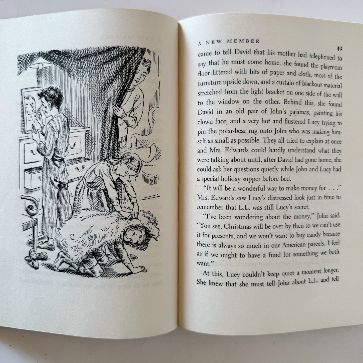Lucy's League, Grace Allen Hogarth, 1951 Hardcover - Pretty Old Books