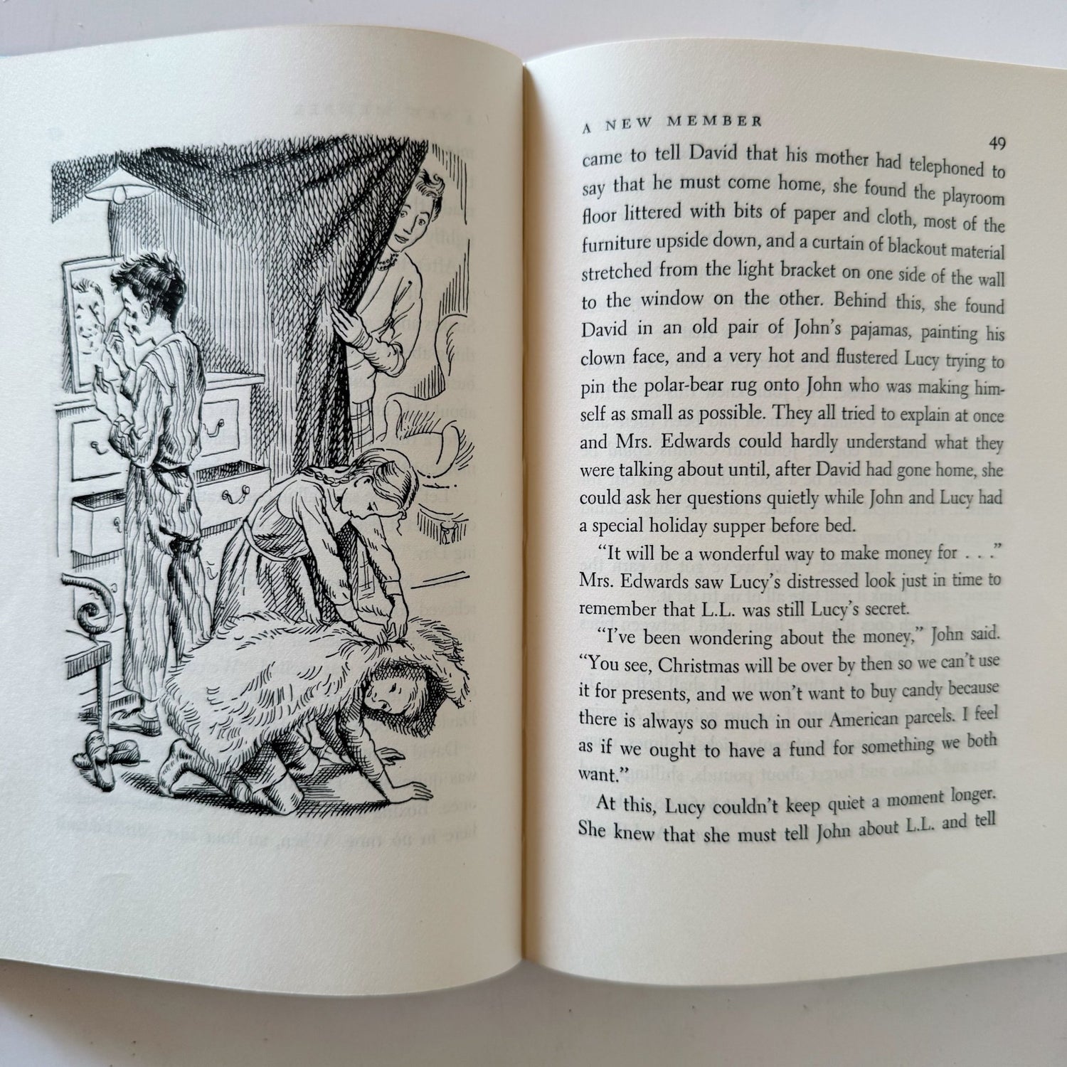 Lucy's League, Grace Allen Hogarth, 1951 Hardcover - Pretty Old Books