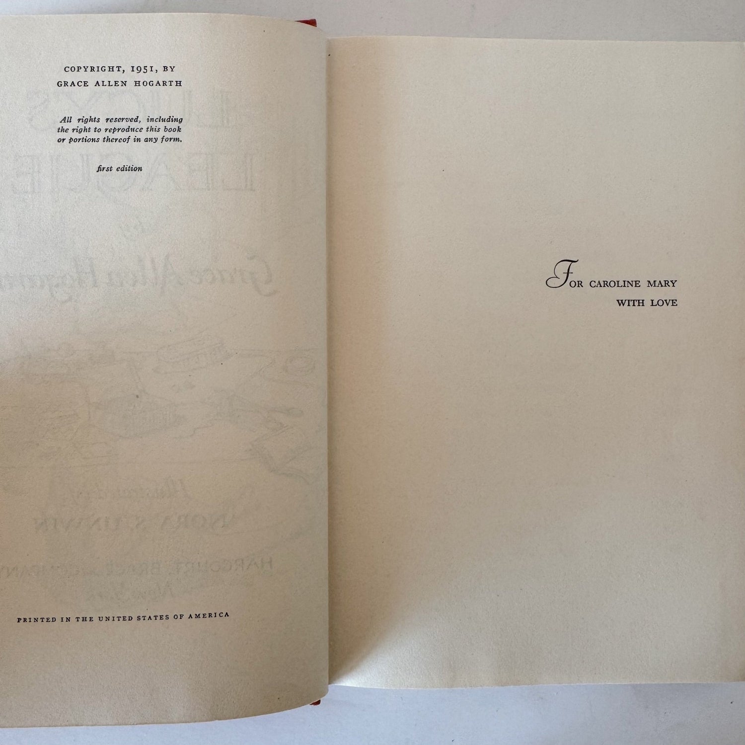 Lucy's League, Grace Allen Hogarth, 1951 Hardcover - Pretty Old Books