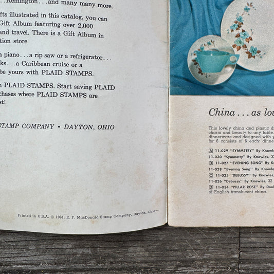 MacDonald Plaid Stamps Gift Catalog, 1961 Paperback - Pretty Old Books