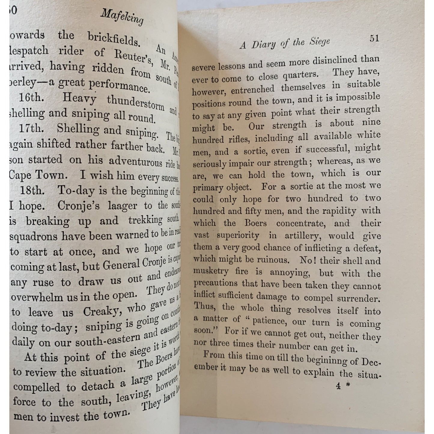 Mafeking: A Diary of the Siege, Major F D Baillie, Illustrated, 1900, Leather Bound - Pretty Old Books