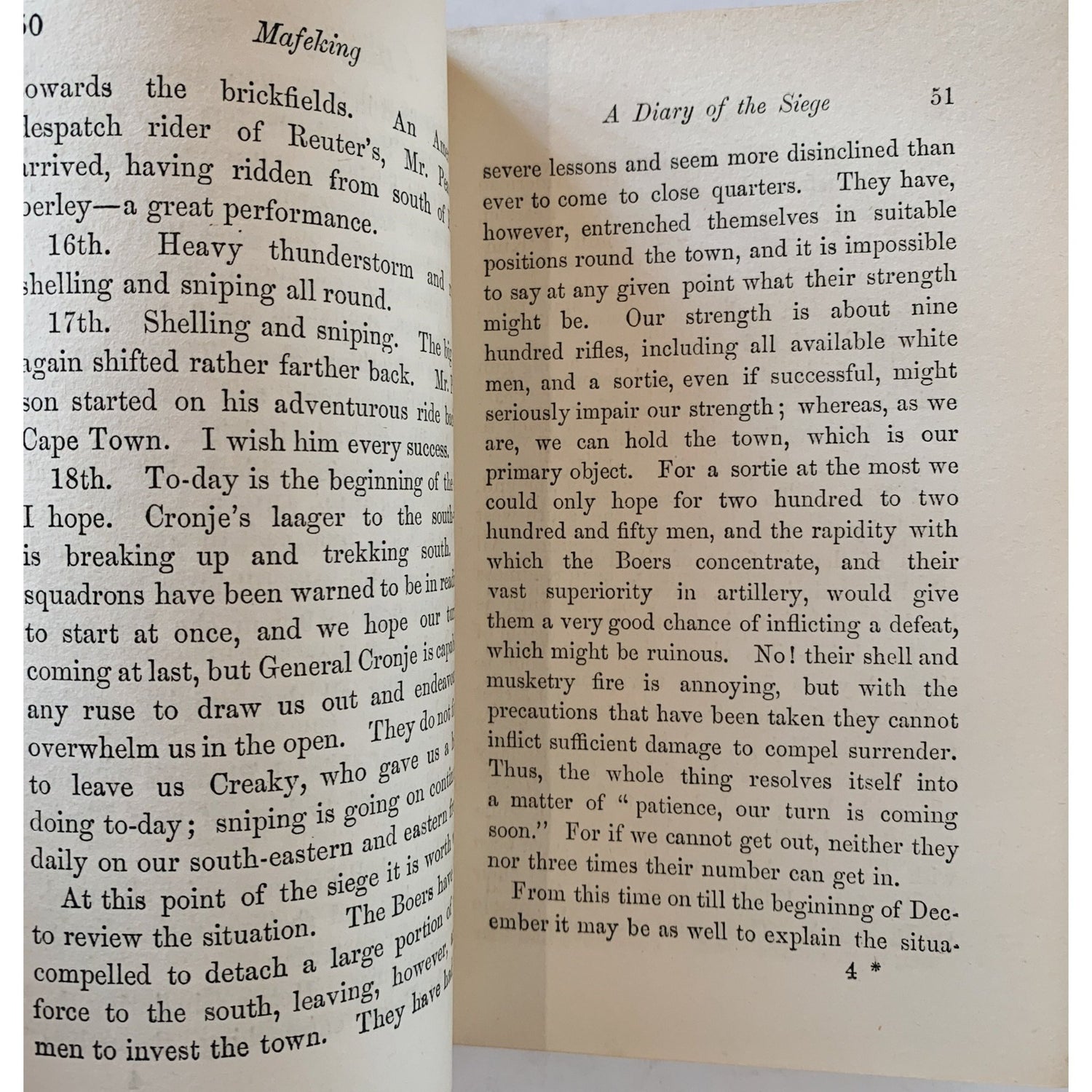 Mafeking: A Diary of the Siege, Major F D Baillie, Illustrated, 1900, Leather Bound - Pretty Old Books