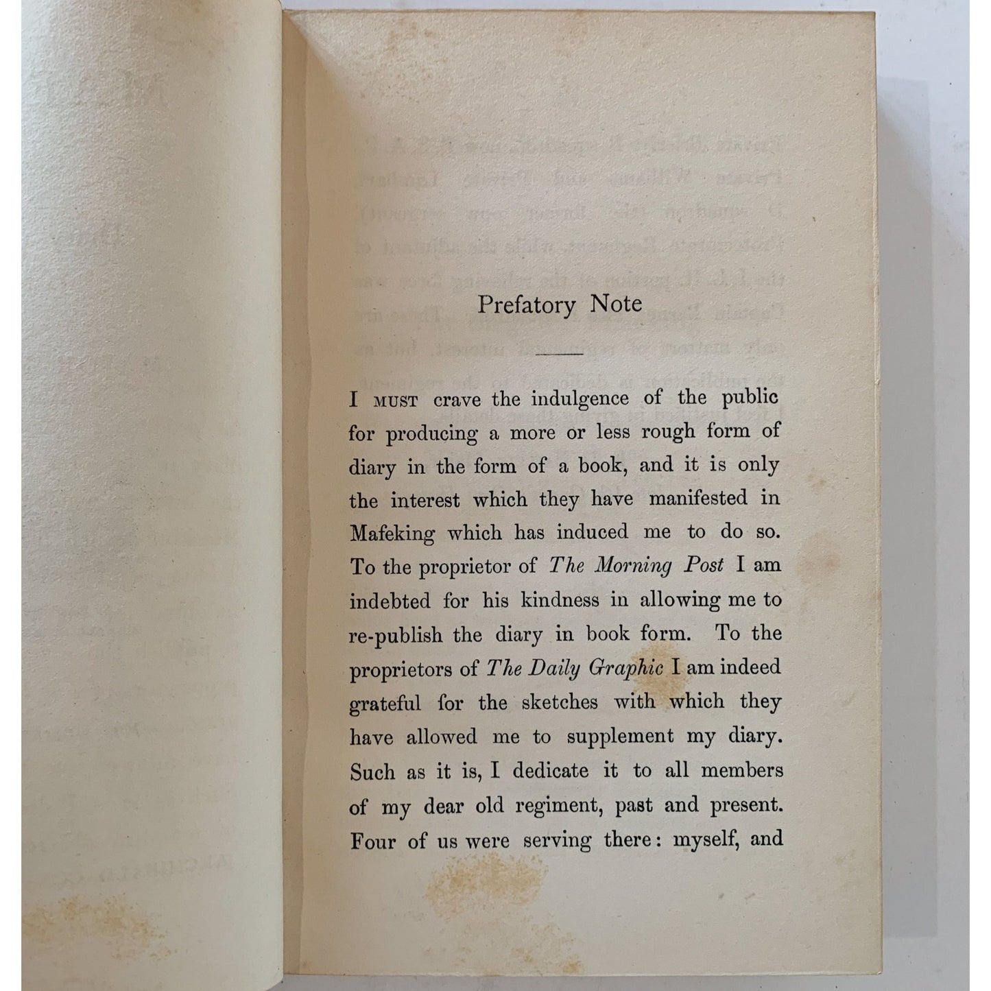 Mafeking: A Diary of the Siege, Major F D Baillie, Illustrated, 1900, Leather Bound - Pretty Old Books