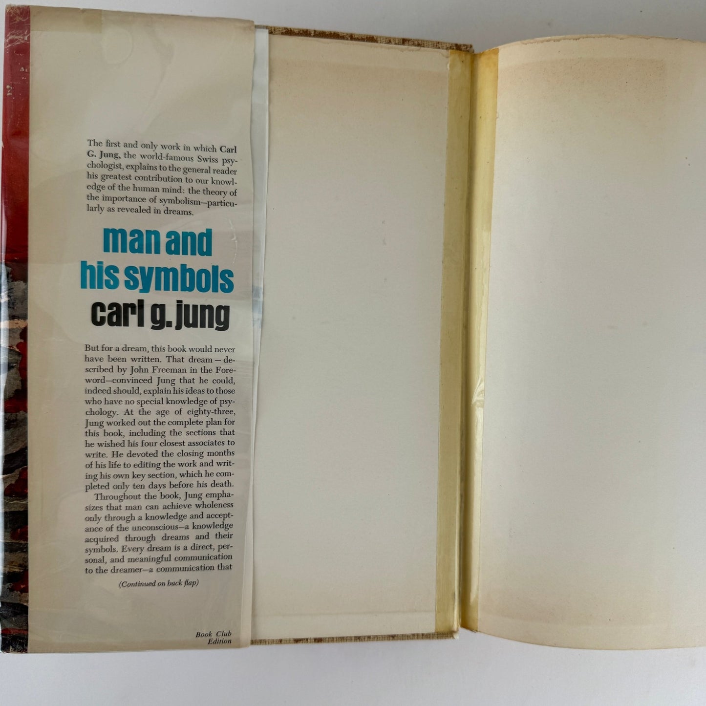 Man and His Symbols by Carl G. Jung, 1964 Book Club Edition - Pretty Old Books