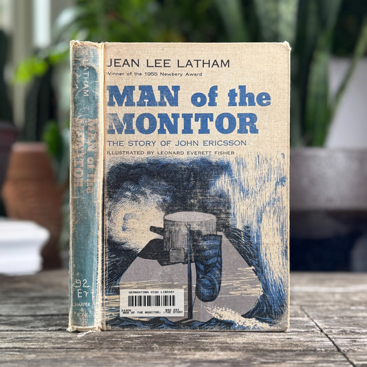 Man of the Monitor: The Story of John Ericcson, 1962 Juvenile Biography - Pretty Old Books