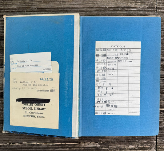 Man of the Monitor: The Story of John Ericcson, 1962 Juvenile Biography - Pretty Old Books