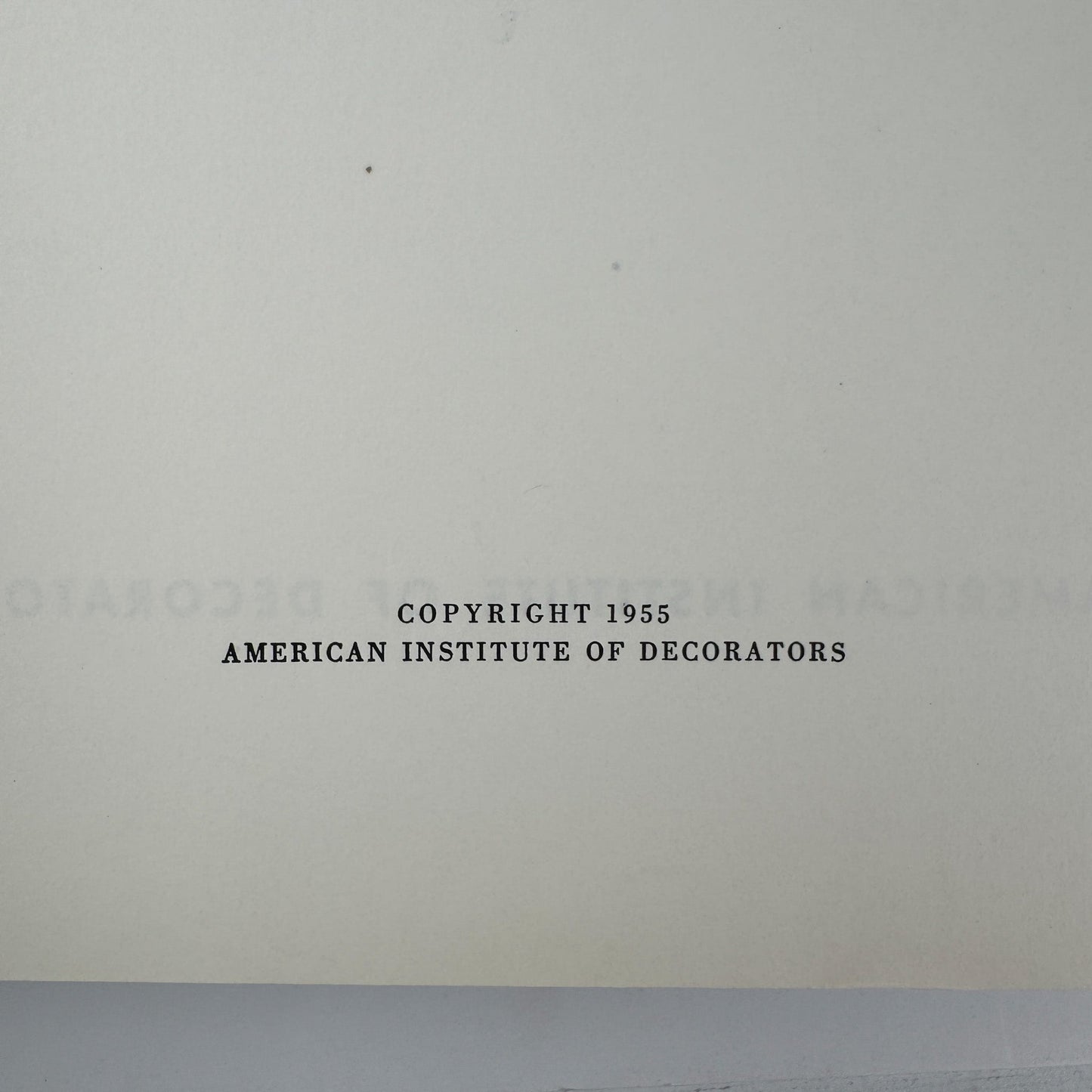 Manual of Professional Practice, American Institute of Decorators, 1955 - Pretty Old Books