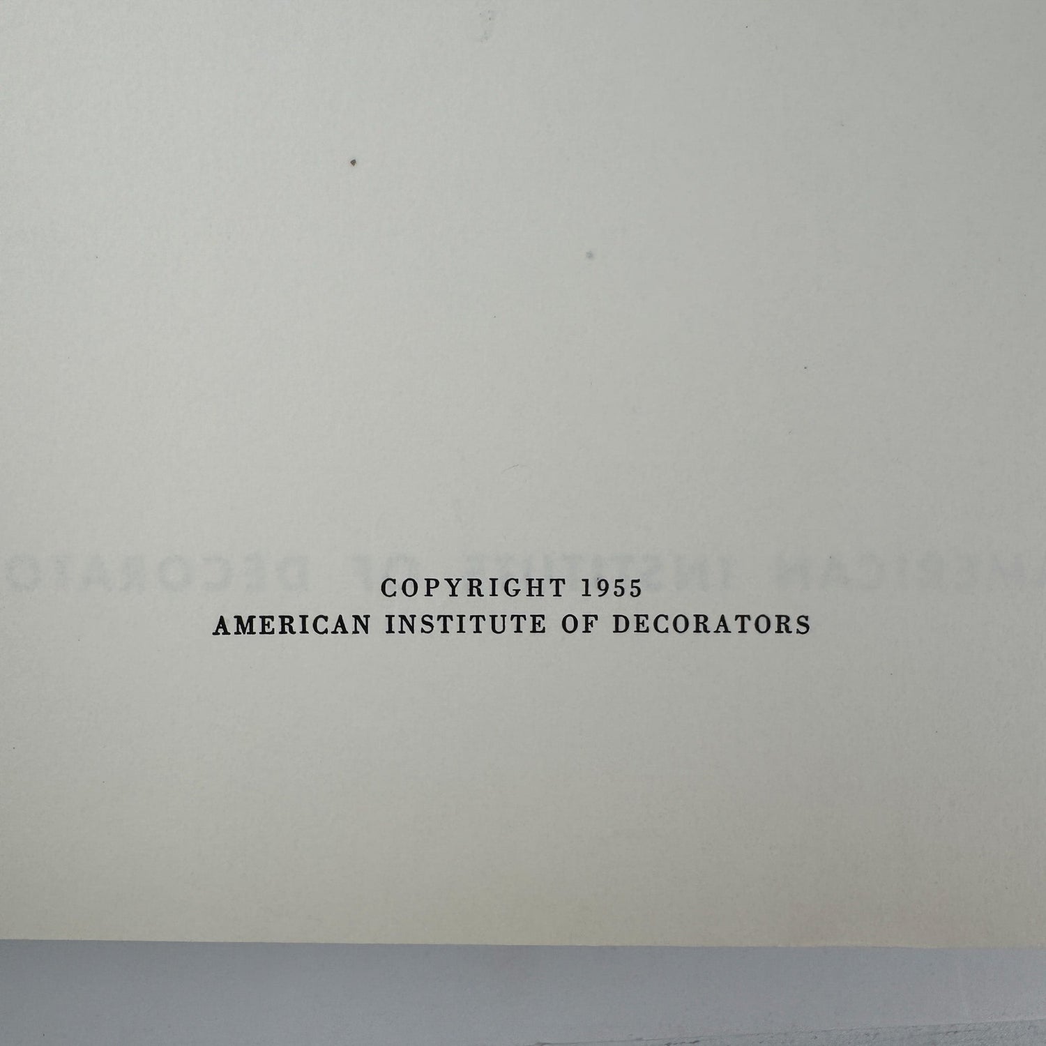 Manual of Professional Practice, American Institute of Decorators, 1955 - Pretty Old Books