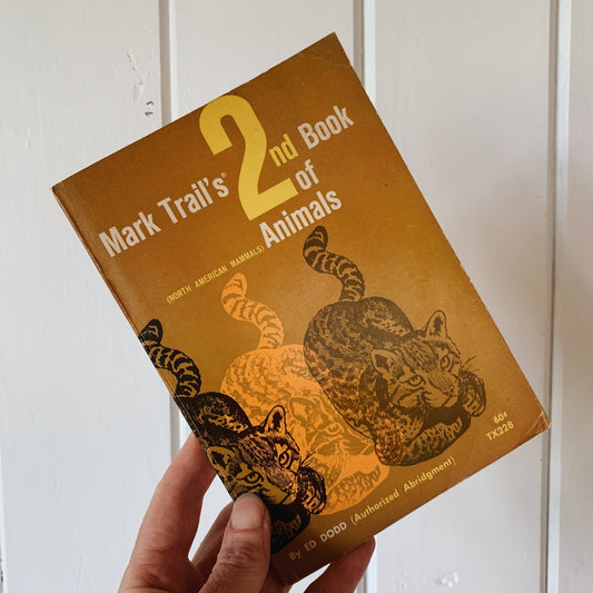 Mark Trail's 2nd Book of Animals (North American Mammals), Scholastic 1971 - Pretty Old Books