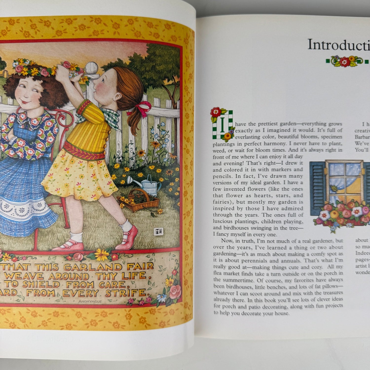 Mary Engelbreit's Outdoor Companion, 1996, Hardcover - Pretty Old Books