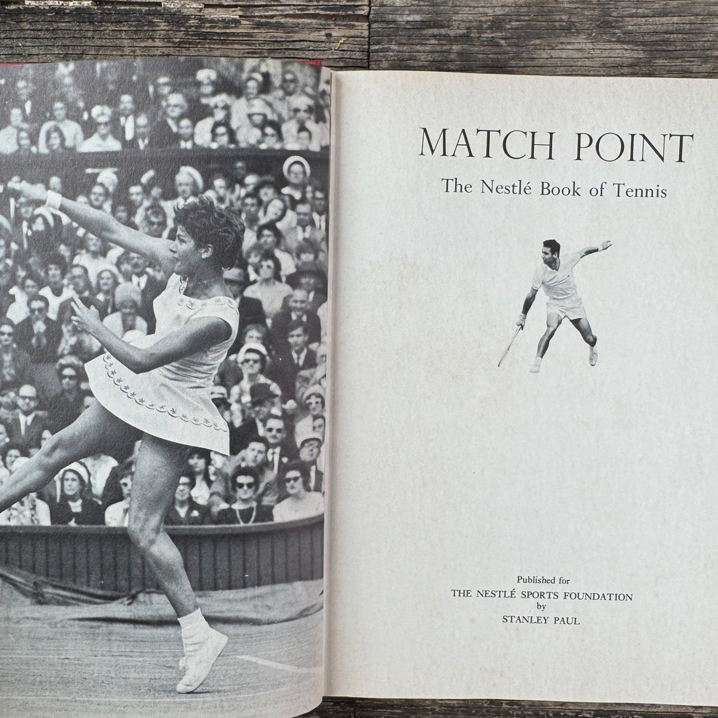 Match Point: The Nestlé Book of Tennis, 1963 - Pretty Old Books