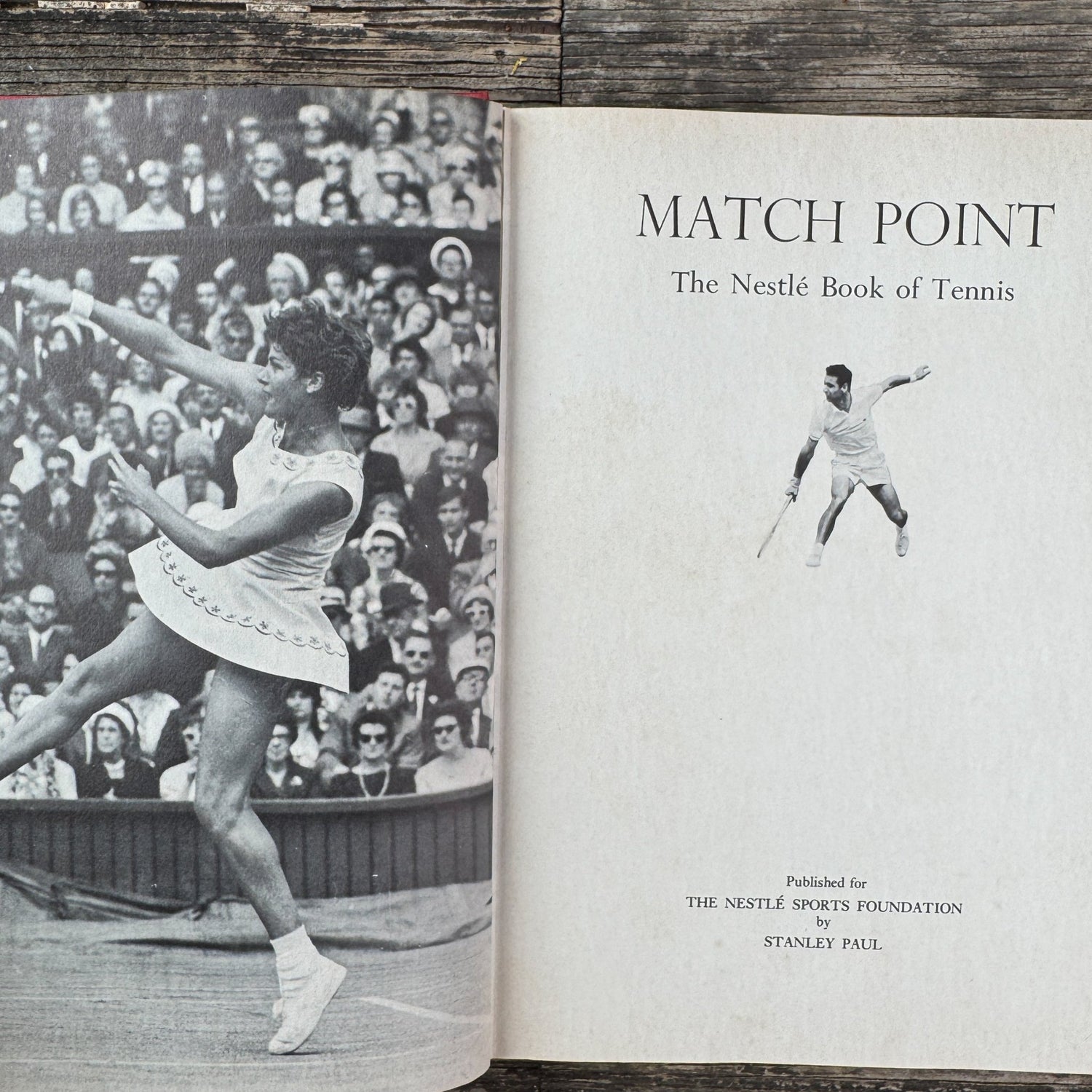 Match Point: The Nestlé Book of Tennis, 1963 - Pretty Old Books