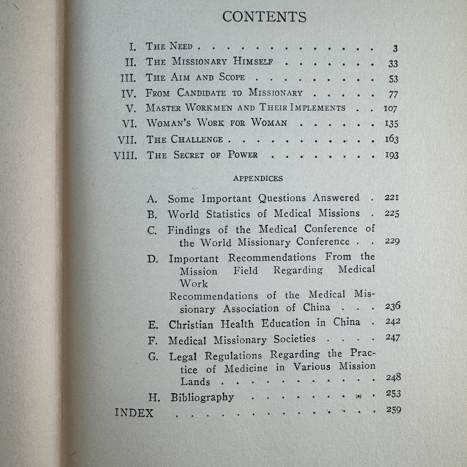 Medical Missions: The Two-Fold Task, Walter R. Lambuth, 1920 - Pretty Old Books