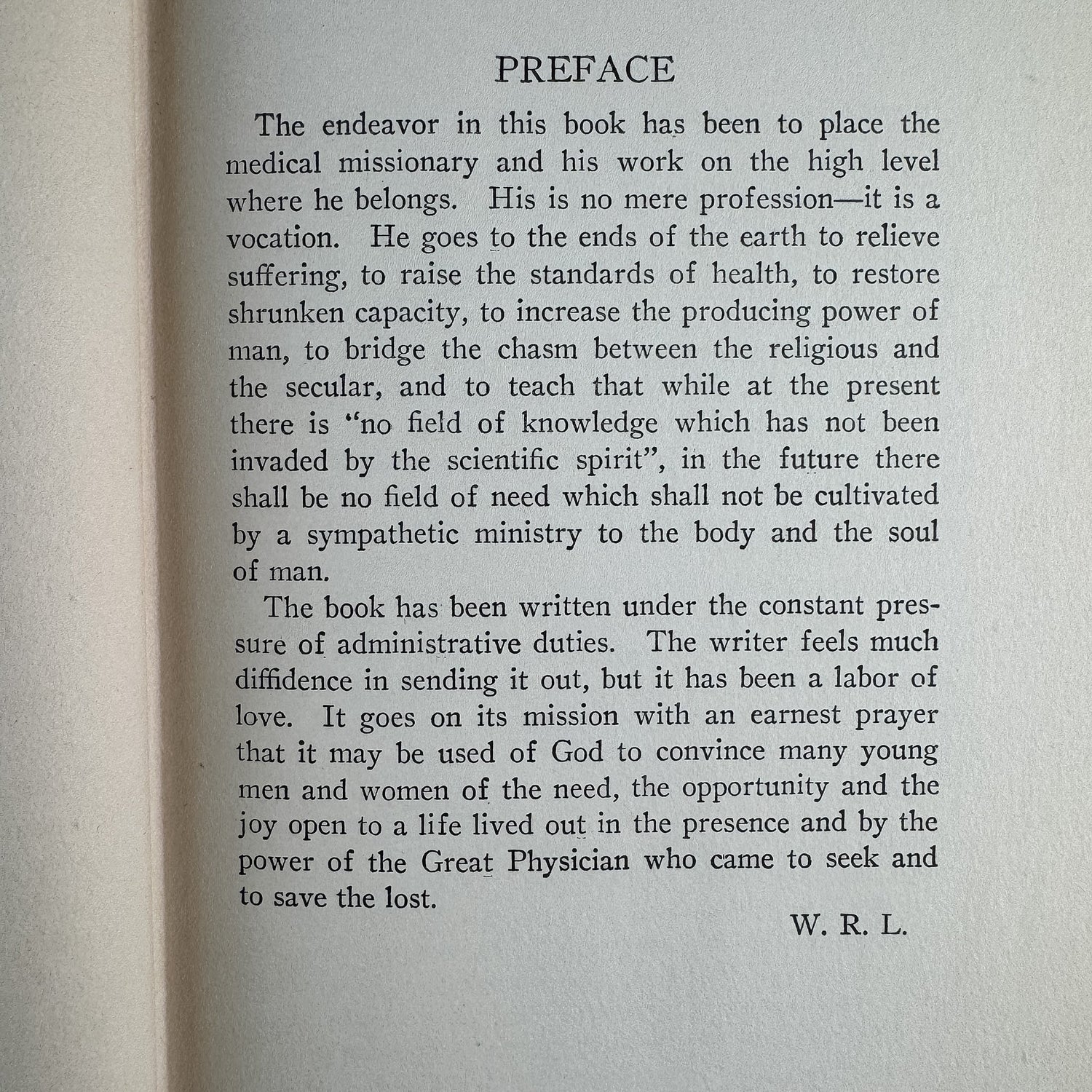 Medical Missions: The Two-Fold Task, Walter R. Lambuth, 1920 - Pretty Old Books