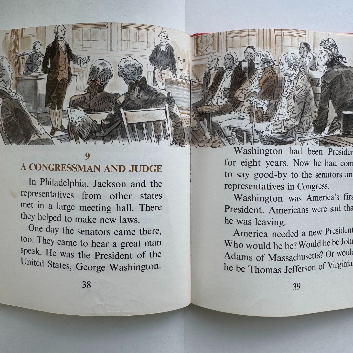 Meet Andrew Jackson, 1967 Step - Up Books Book Club Edition, Juvenile Biography - Pretty Old Books