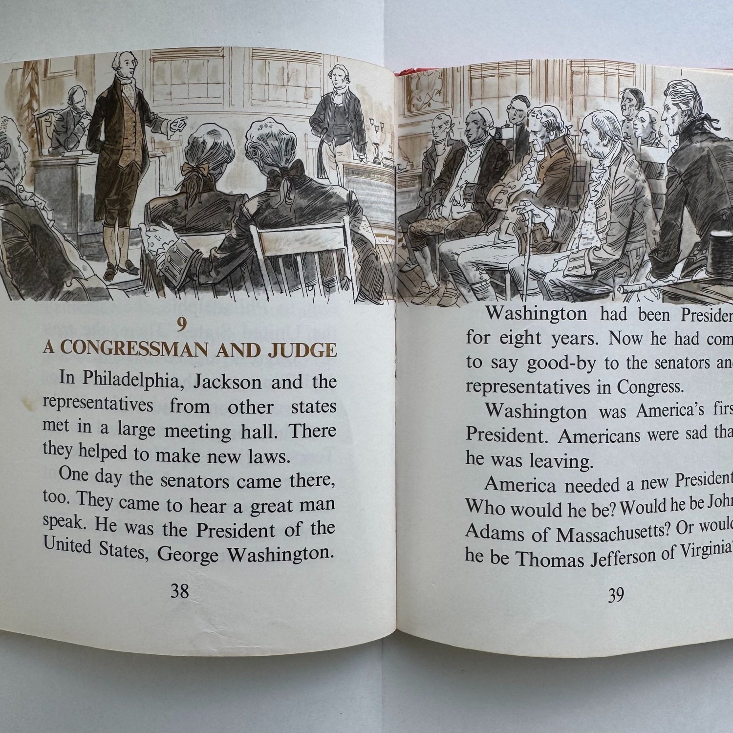 Meet Andrew Jackson, 1967 Step - Up Books Book Club Edition, Juvenile Biography - Pretty Old Books