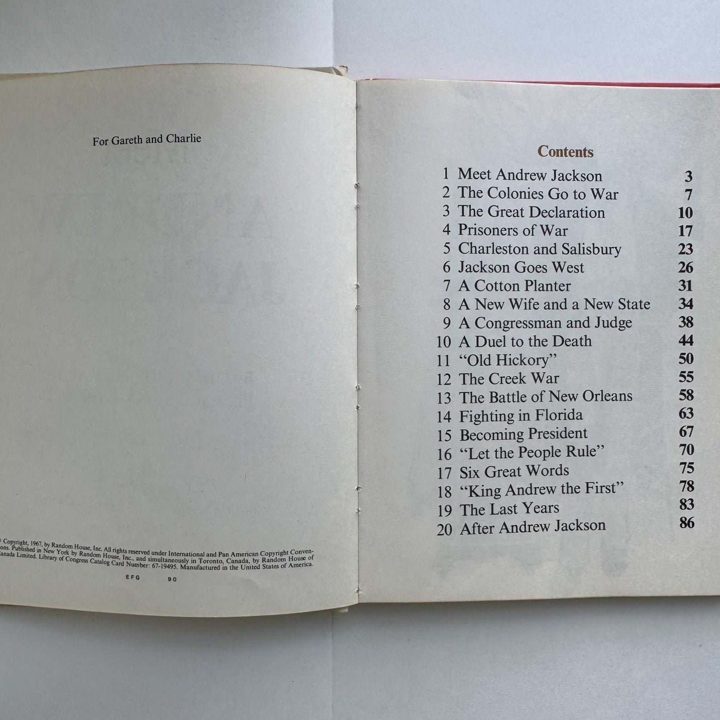 Meet Andrew Jackson, 1967 Step - Up Books Book Club Edition, Juvenile Biography - Pretty Old Books