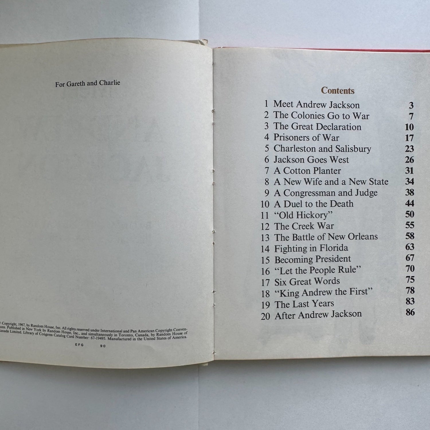 Meet Andrew Jackson, 1967 Step - Up Books Book Club Edition, Juvenile Biography - Pretty Old Books