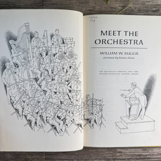 Meet the Orchestra, William W. Suggs, 1966 - Pretty Old Books