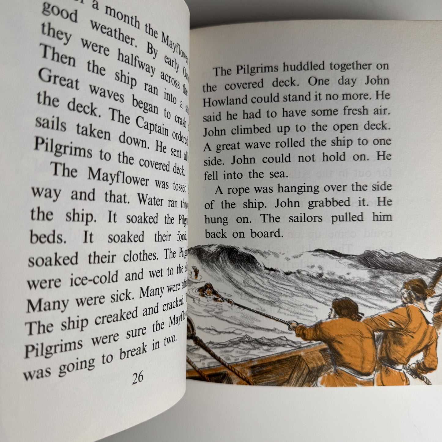 Meet the Pilgrim Fathers, 1966 Step - Up Books Juvenile Biography - Pretty Old Books