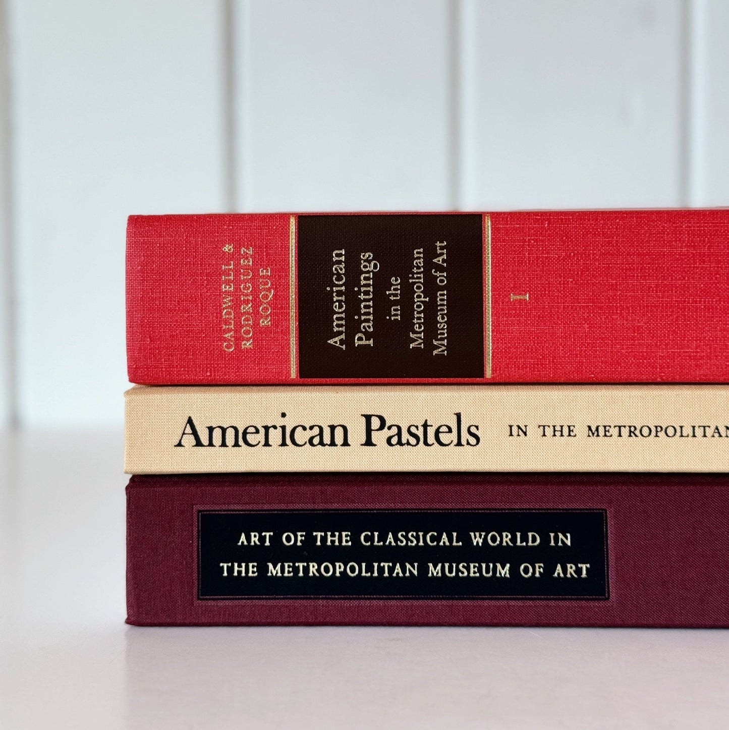 Metropolitan Museum of Art Book Bundle for Coffee Table or Shelf Styling, Oversized Books, Fine Arts - Pretty Old Books