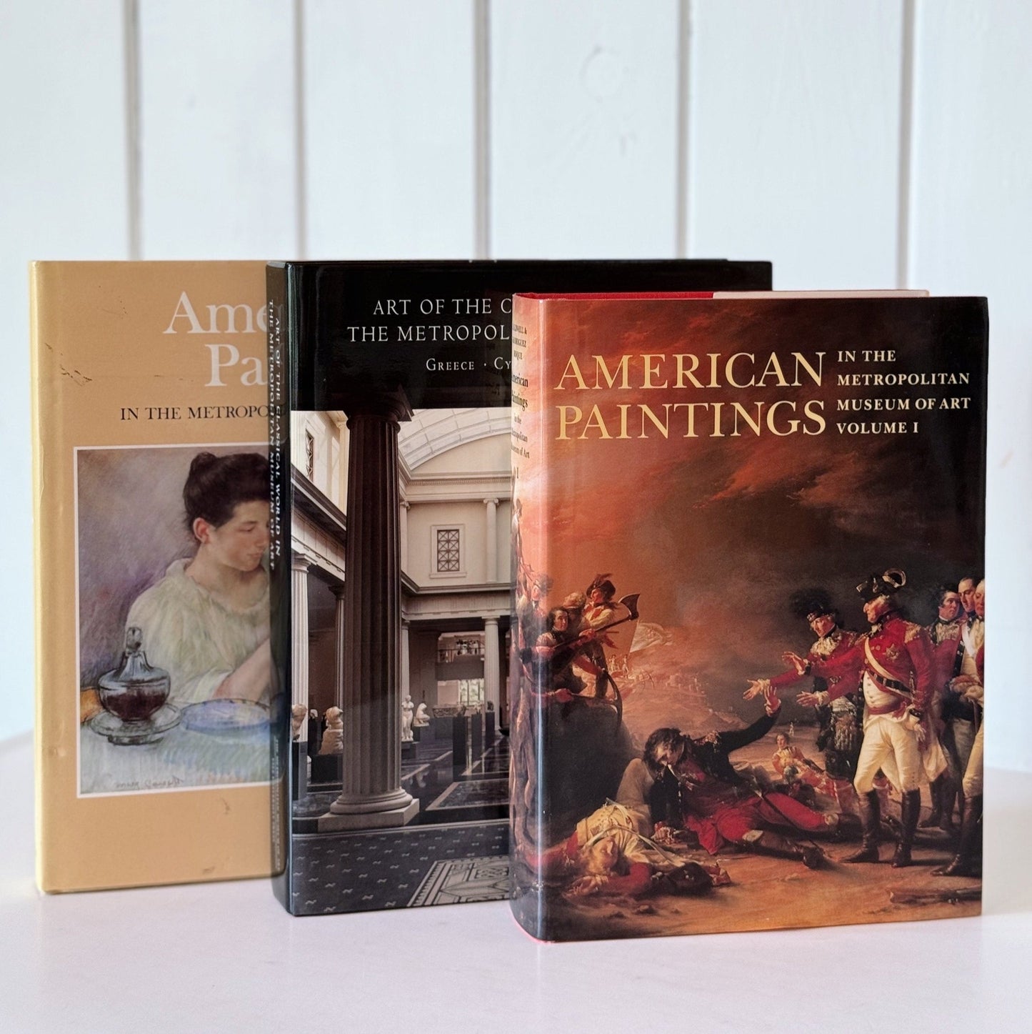 Metropolitan Museum of Art Book Bundle for Coffee Table or Shelf Styling, Oversized Books, Fine Arts - Pretty Old Books