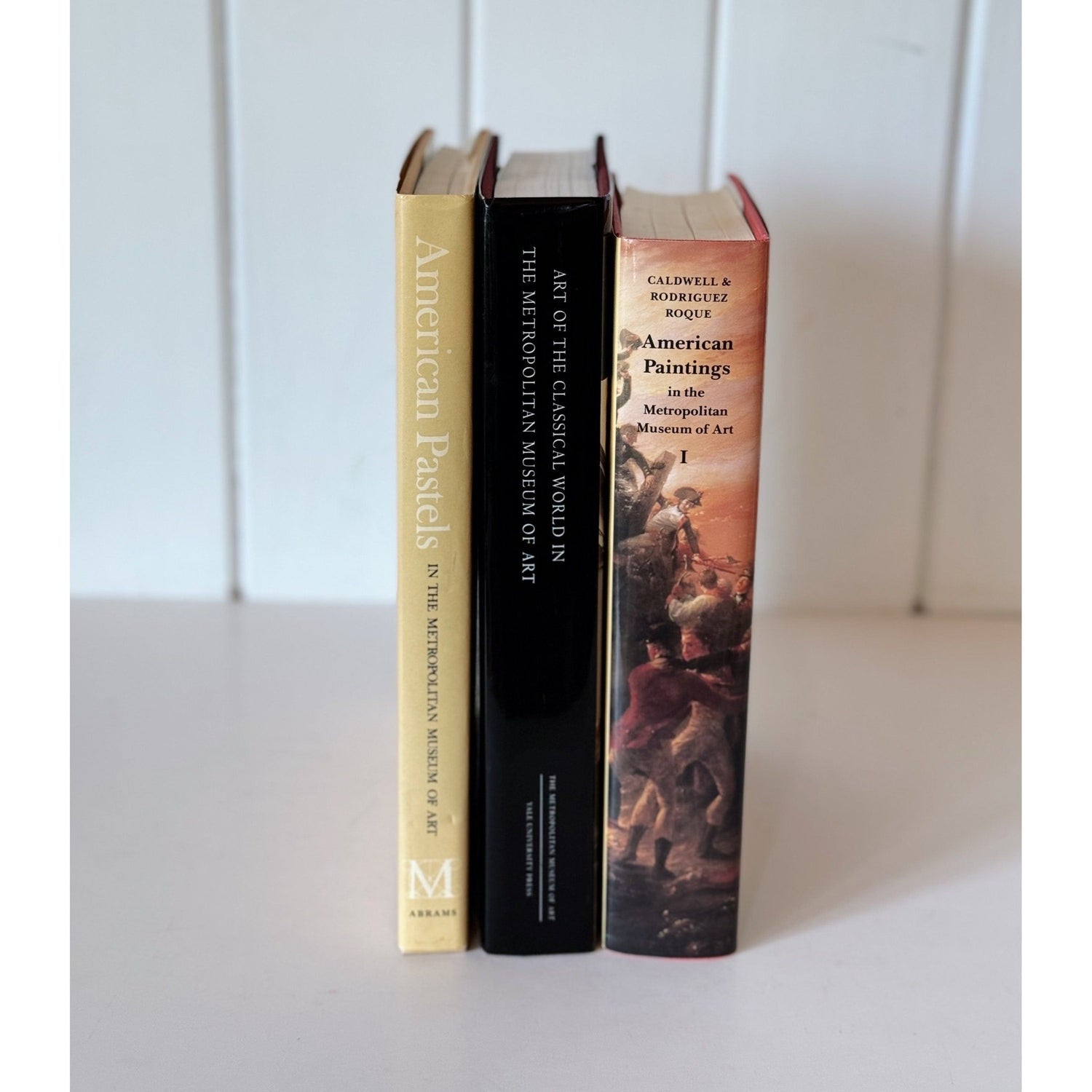 Metropolitan Museum of Art Book Bundle for Coffee Table or Shelf Styling, Oversized Books, Fine Arts - Pretty Old Books