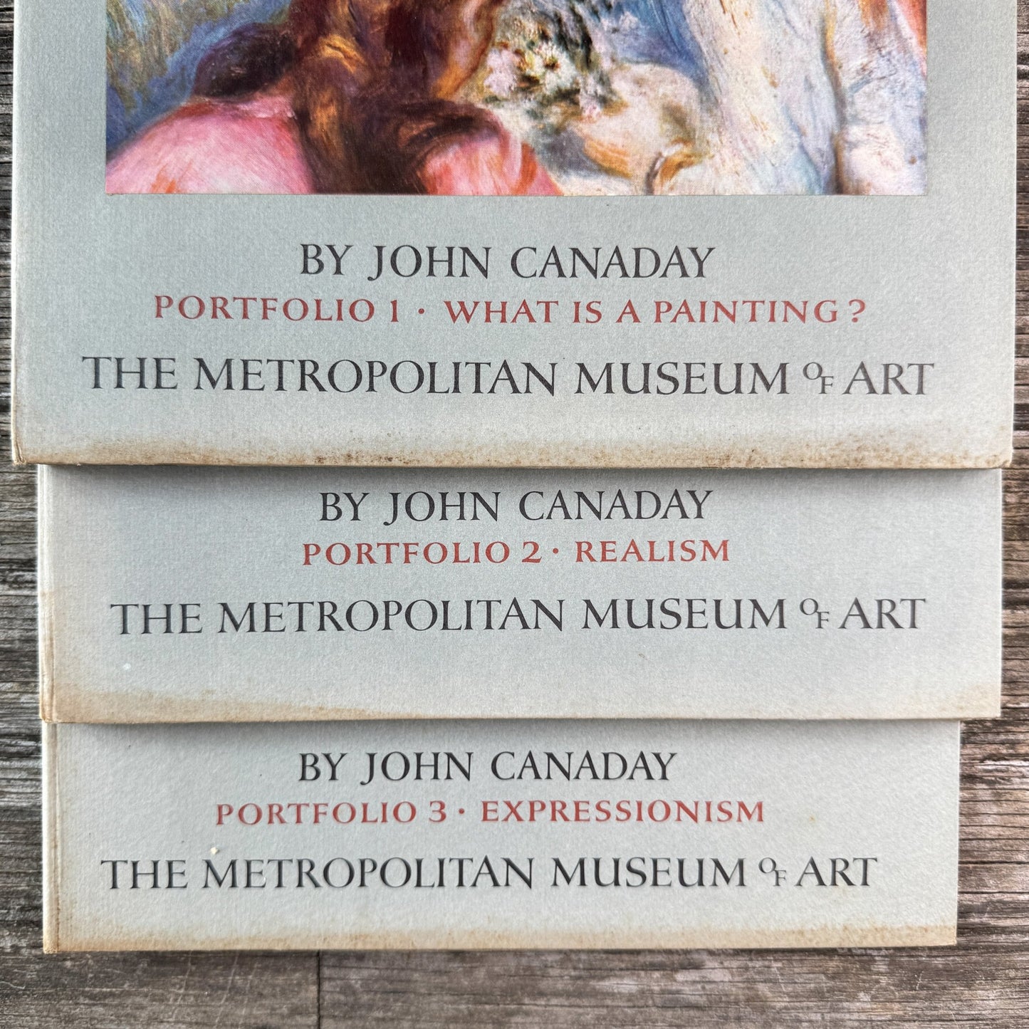 Metropolitan Seminars in Art, Set of 3, Art Prints, Metropolitan Museum of Art, 1958 - Pretty Old Books