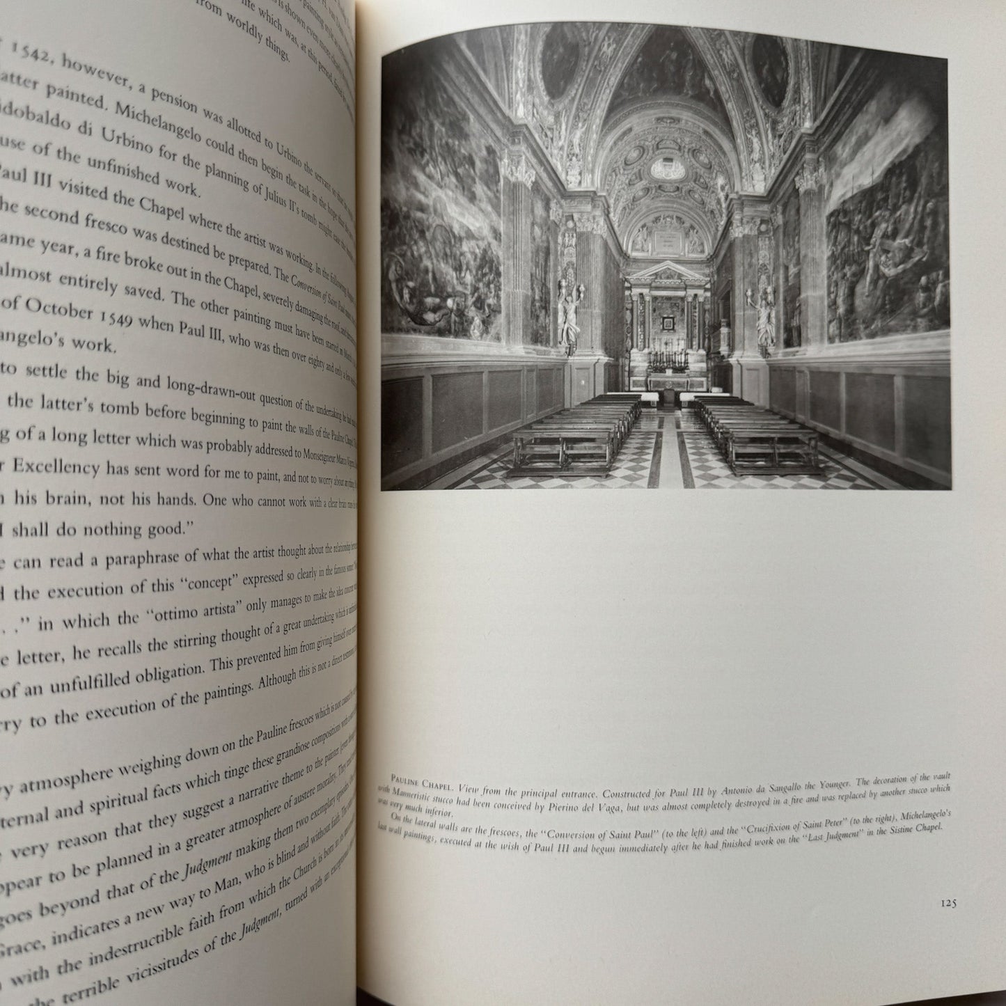 Michelangelo: The Painter by Valerio Mariani, 1964 Coffee Table Book - Pretty Old Books