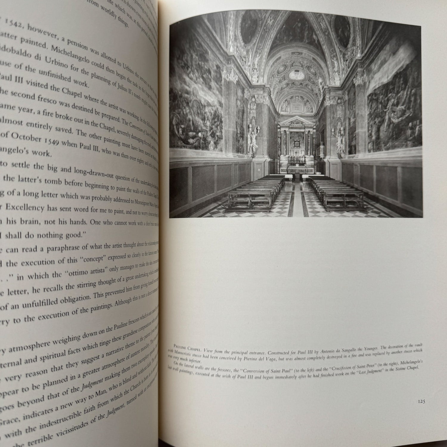 Michelangelo: The Painter by Valerio Mariani, 1964 Coffee Table Book - Pretty Old Books