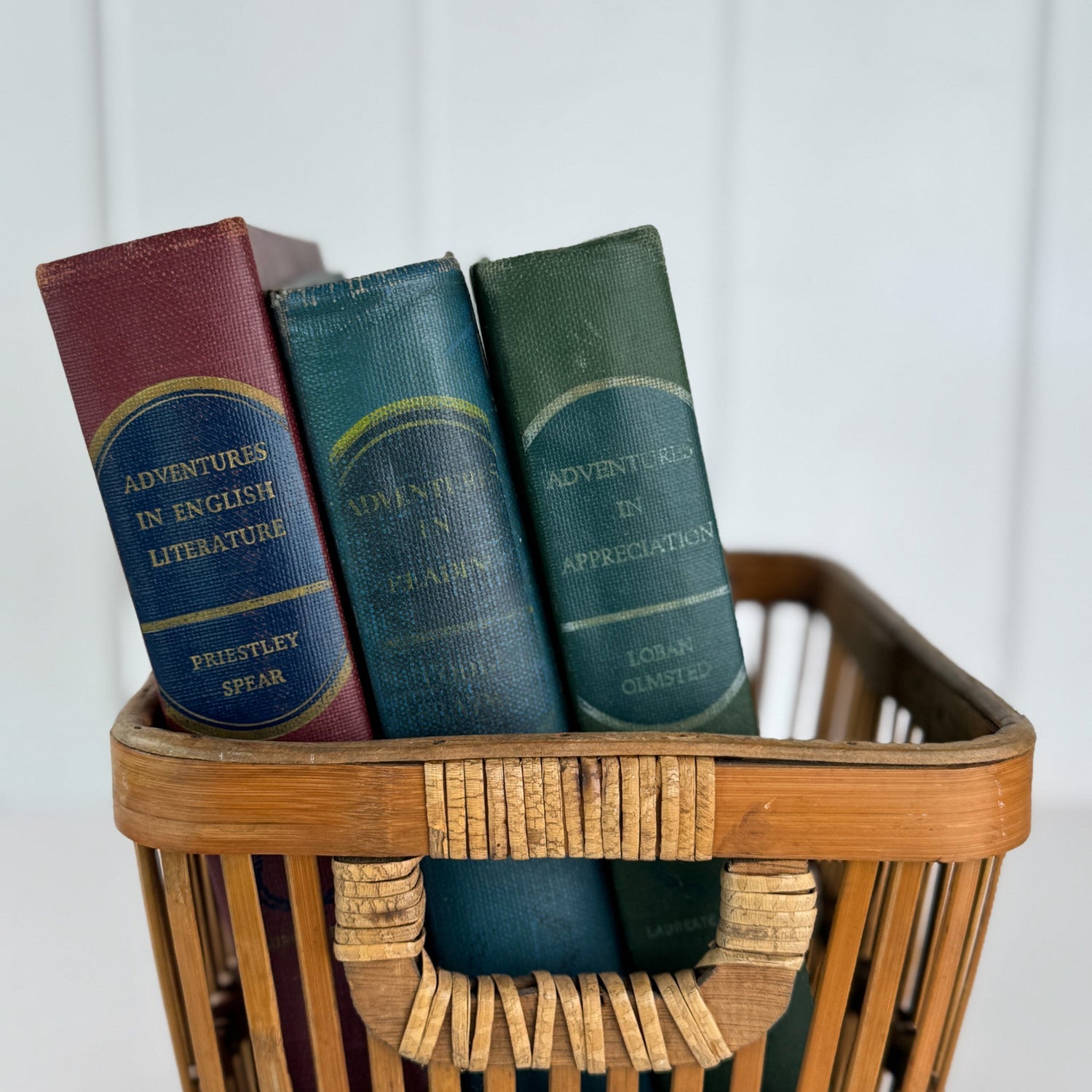 Mid Century English School Book Set, Laureate Editions, Adventures in English - Pretty Old Books