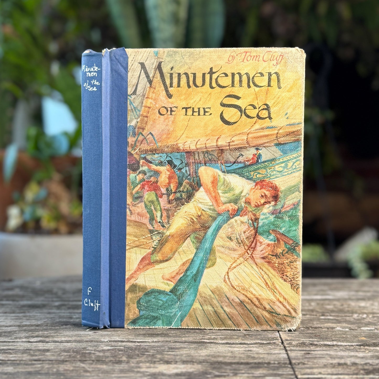 Minutemen of the Sea, Tom Cluff, 1955 Kids History - Pretty Old Books