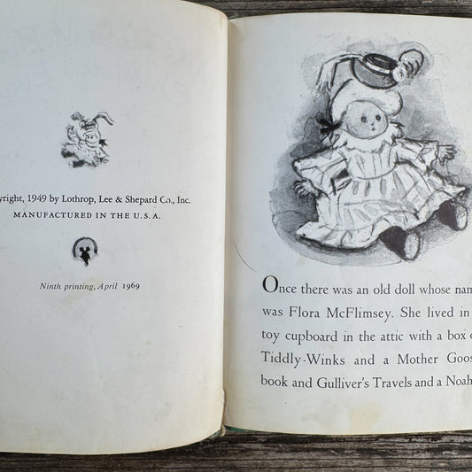 Miss Flora McFlimsey’s Christmas Eve by Mariana, 1969 - Pretty Old Books